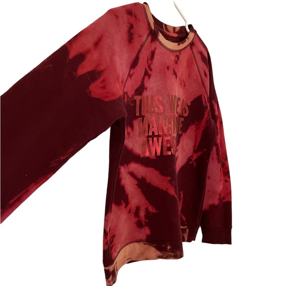 Brunette the Label This Wine is Making Me Awesome Crewneck Sweater S/M - Picture 2 of 6